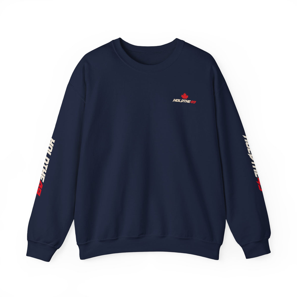 HOLDTHE49 Predator Goose Full Print Crewneck in Navy