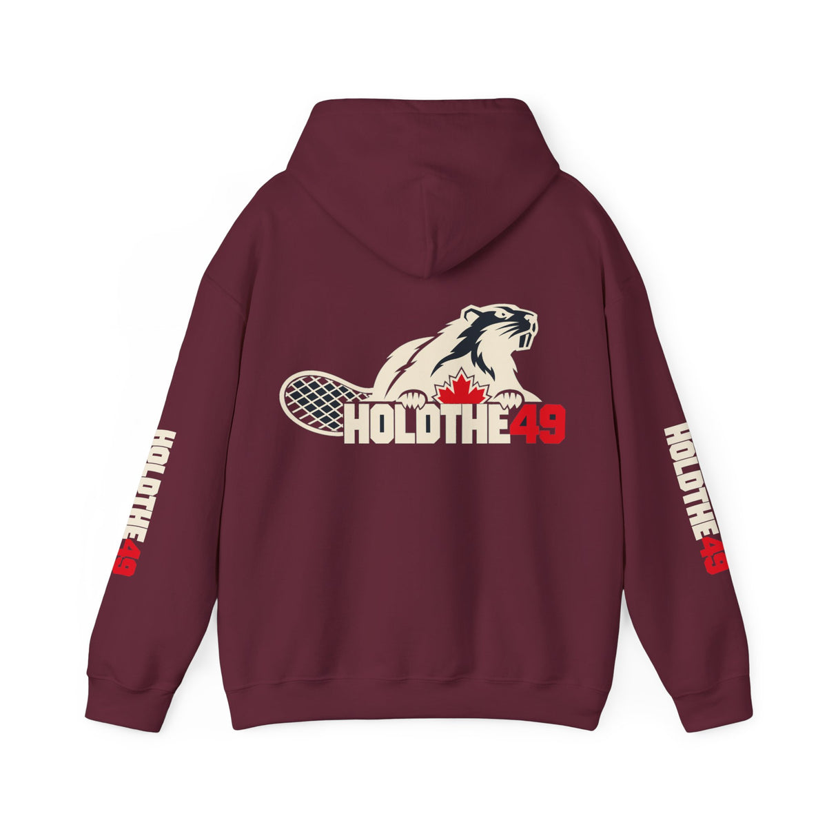 HOLDTHE49 Angry Beaver Full Print Hoodie, alternate view