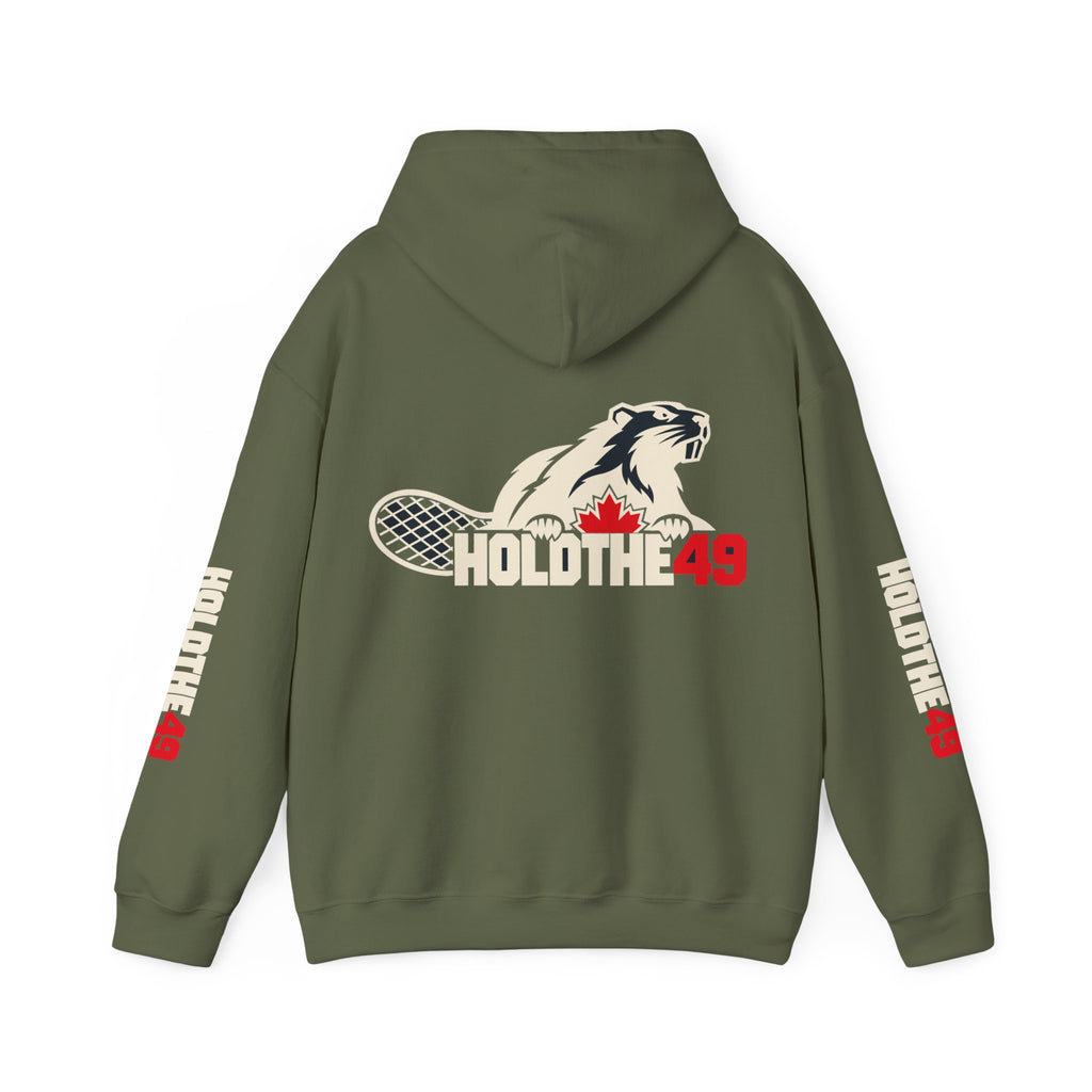HOLDTHE49 Angry Beaver Full Print Hoodie, alternate view
