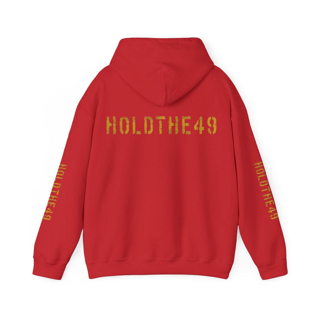HOLDTHE49 Vintage Military Stencil Hoodie Full Print, alternate view