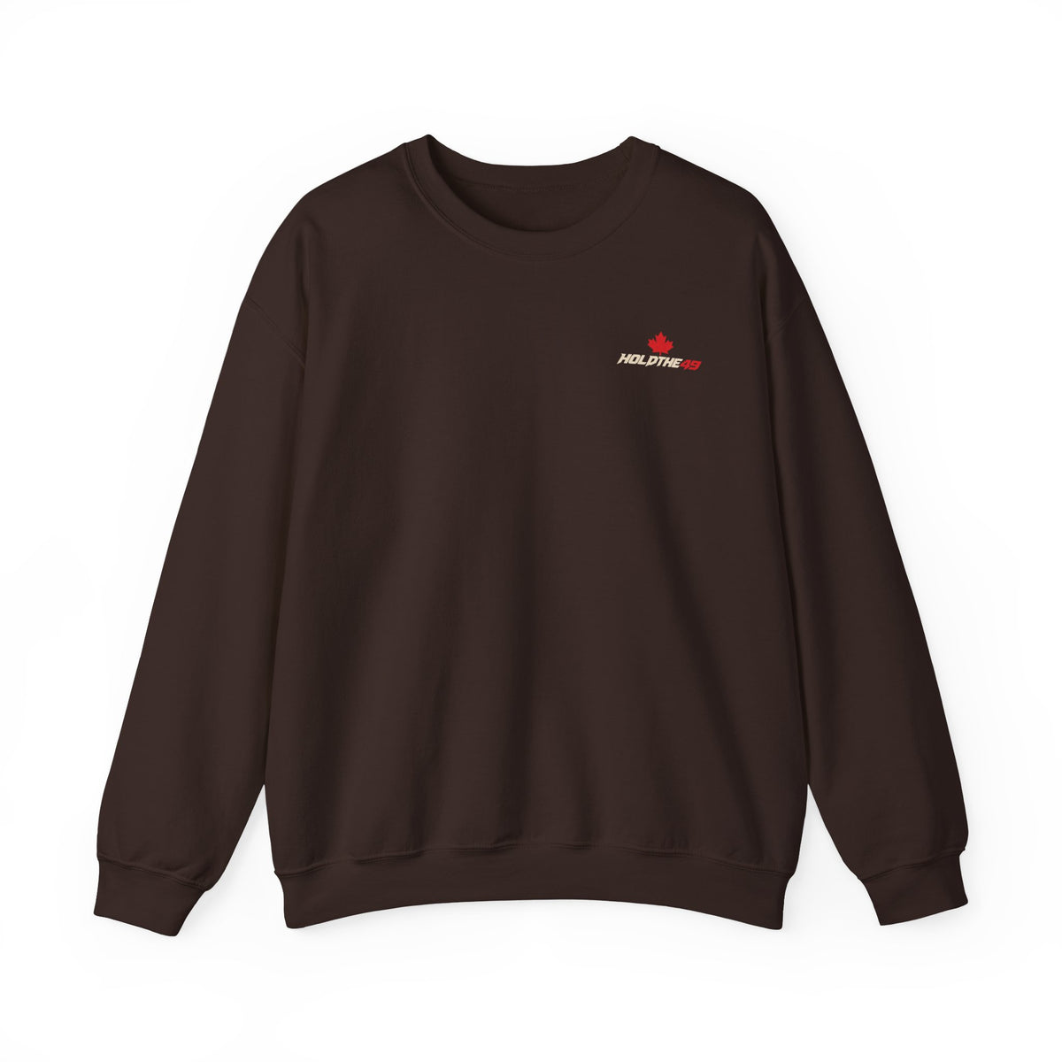HOLDTHE49 Predator Goose Crewneck in Dark Chocolate