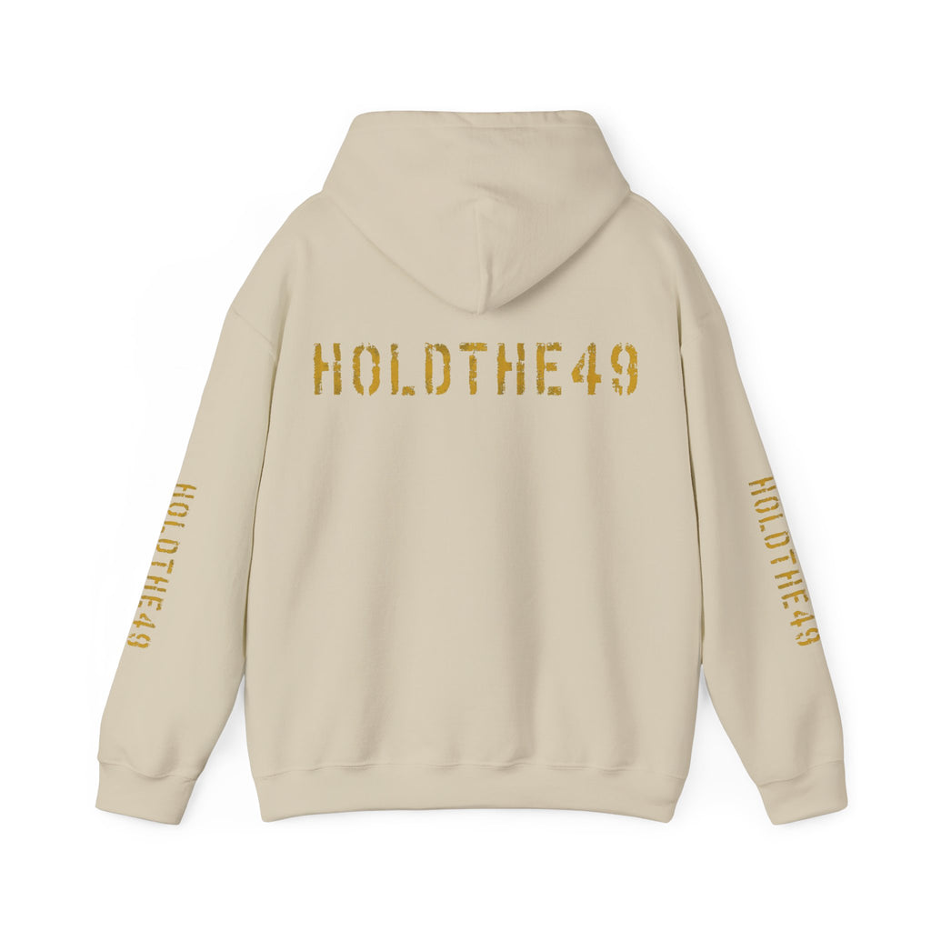 HOLDTHE49 Vintage Military Stencil Hoodie Full Print, alternate view