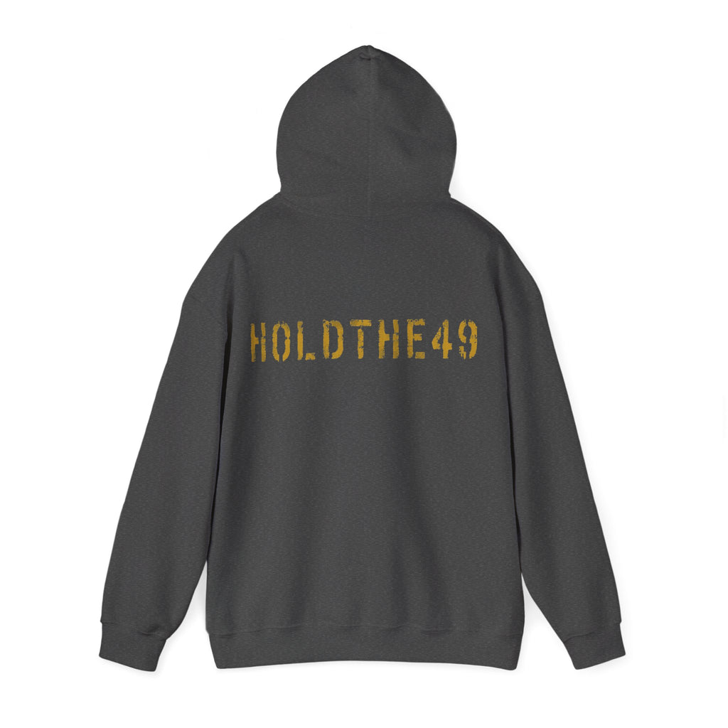 HOLDTHE49 Vintage Military Stencil Hoodie, alternate view