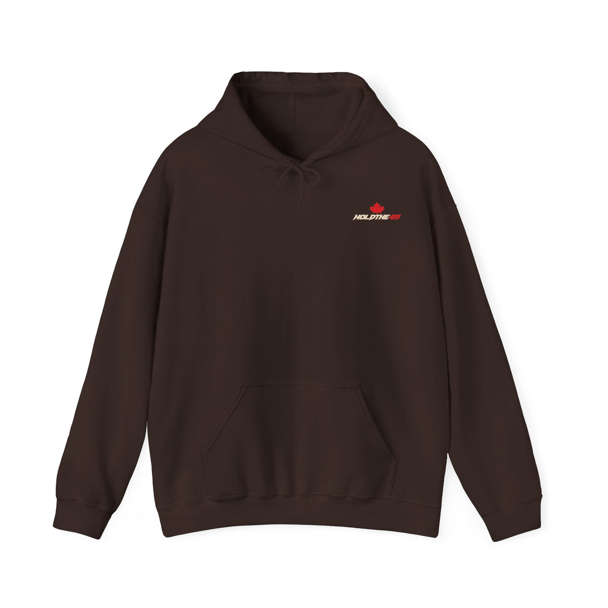 HOLDTHE49 Predator Goose Hoodie in Dark Chocolate