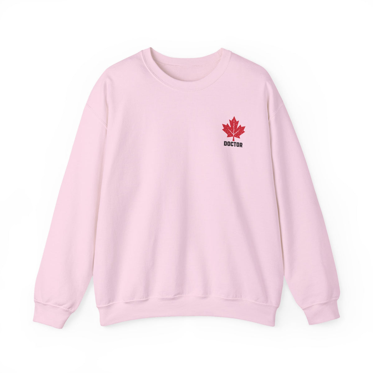 HOLDTHE49 Services Doctor Crewneck in Light Pink