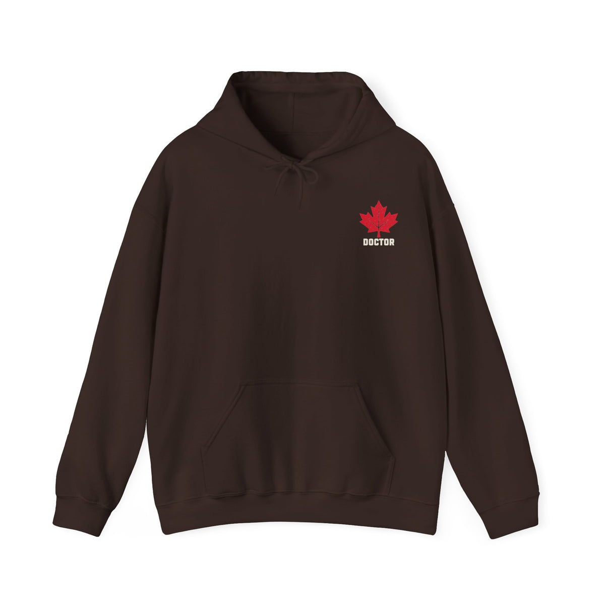 HOLDTHE49 Services Doctor Hoodie in Dark Chocolate