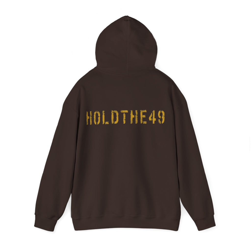 HOLDTHE49 Vintage Military Stencil Hoodie, alternate view