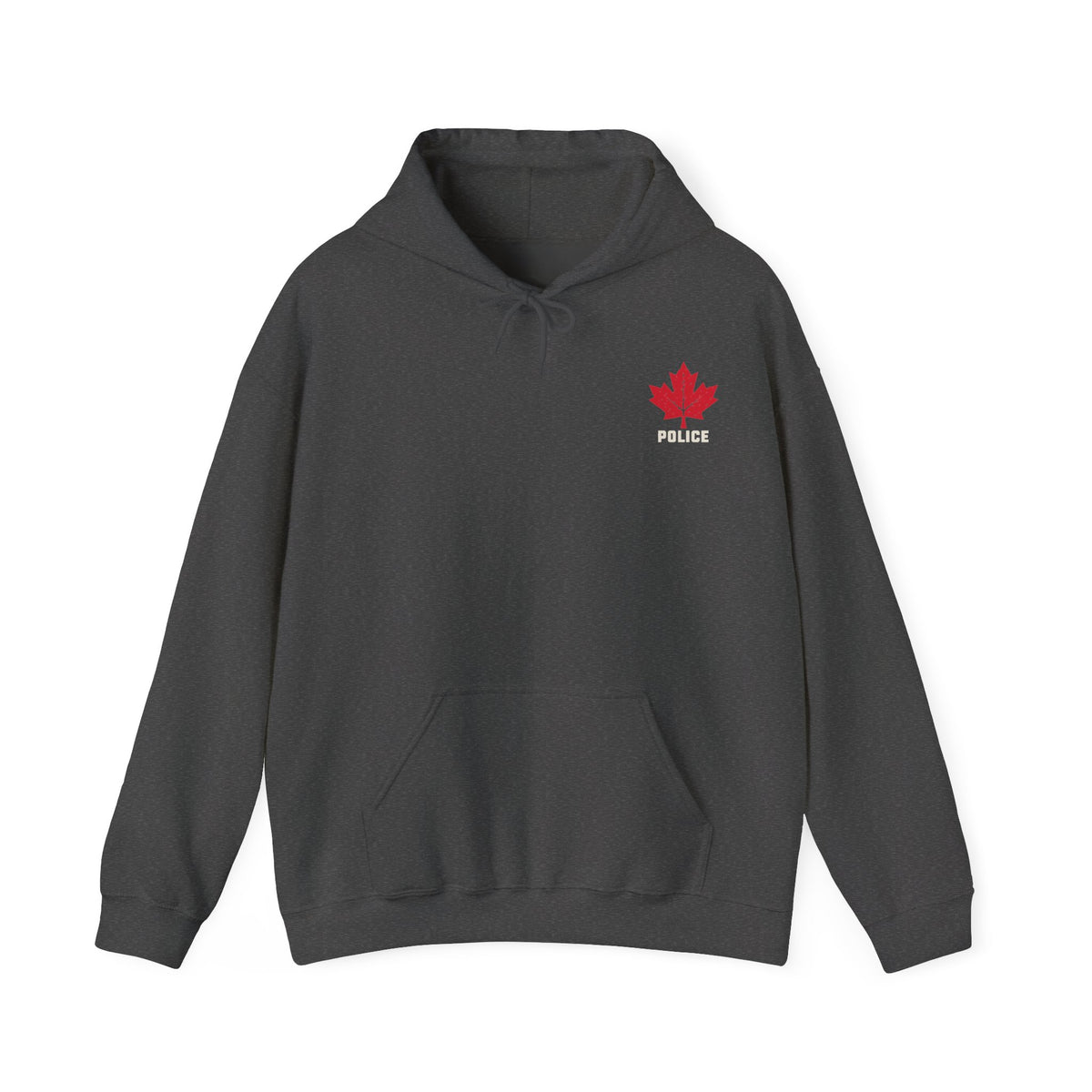 HOLDTHE49 Services Police Hoodie in Dark Heather
