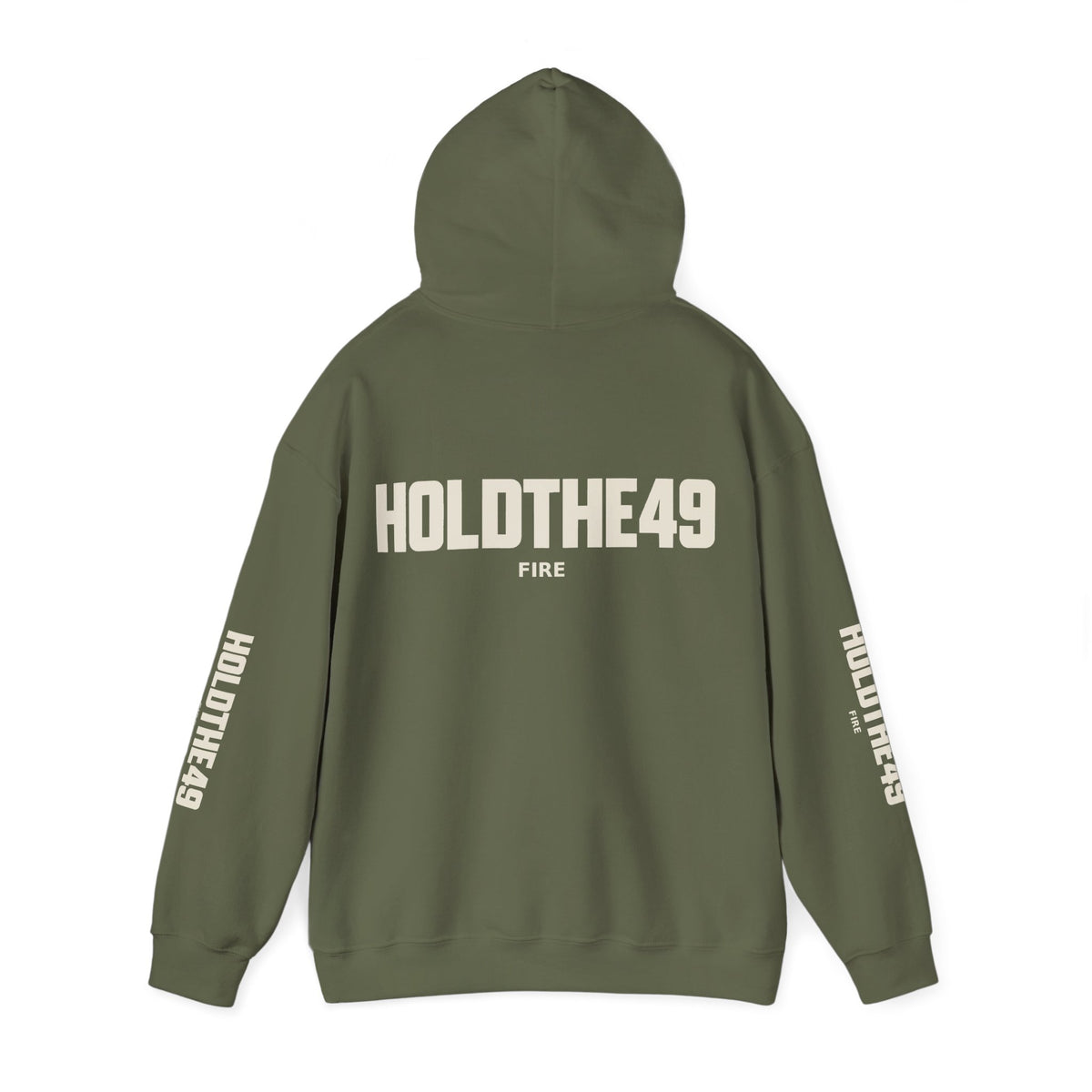 HOLDTHE49 Services Fire Full Print Hoodie, alternate view