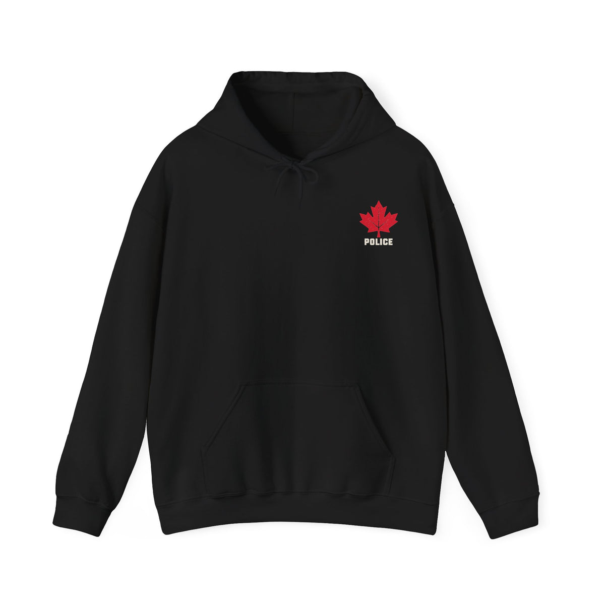 HOLDTHE49 Services Police Hoodie in Black
