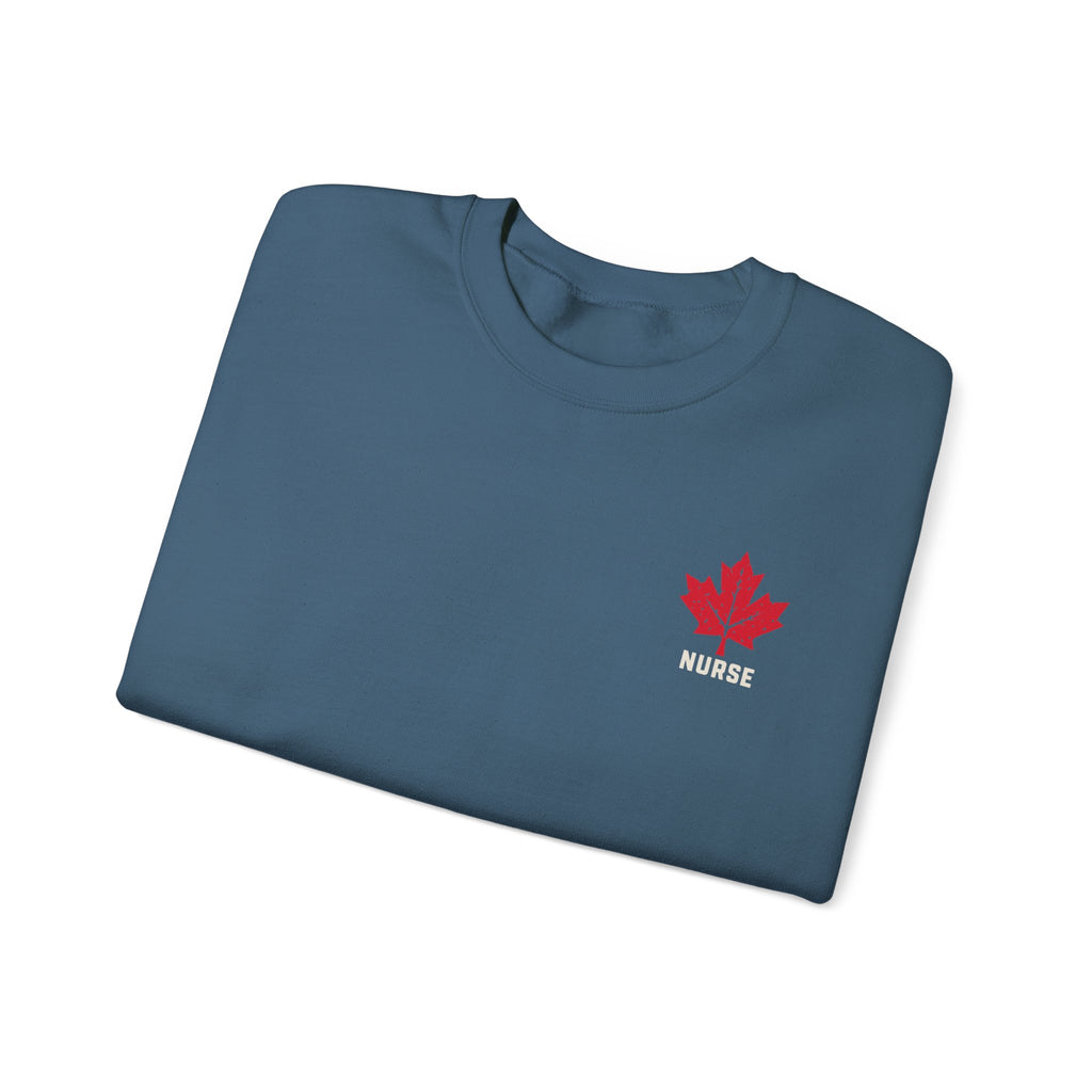 HOLDTHE49 Services Nurse Full Print Crewneck, alternate view