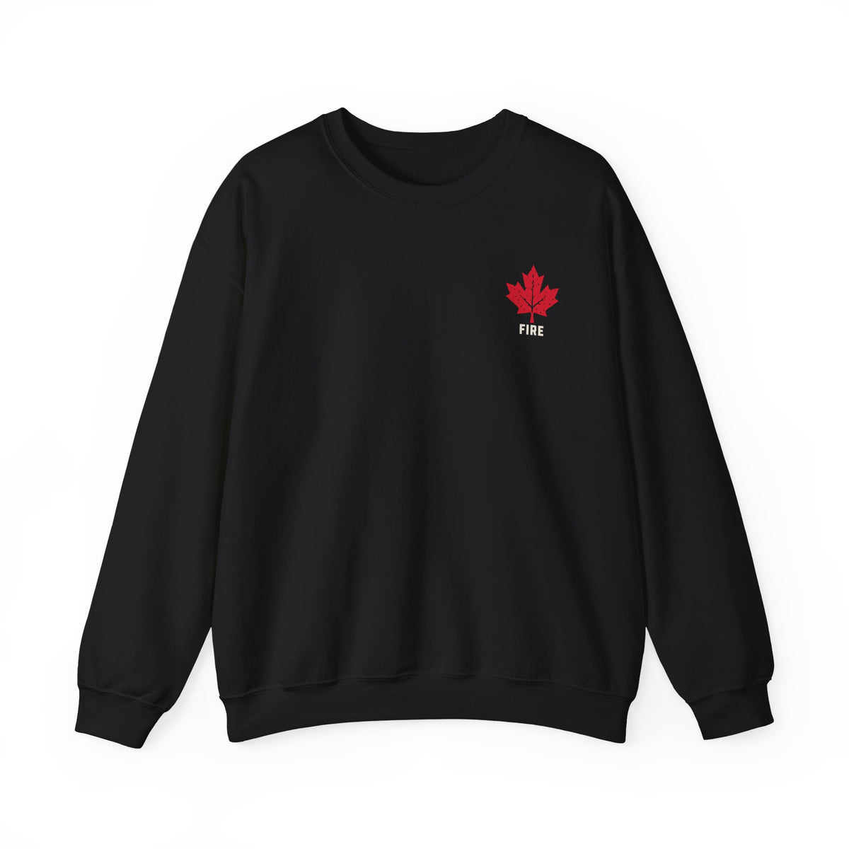 HOLDTHE49 Services Fire Crewneck in Black