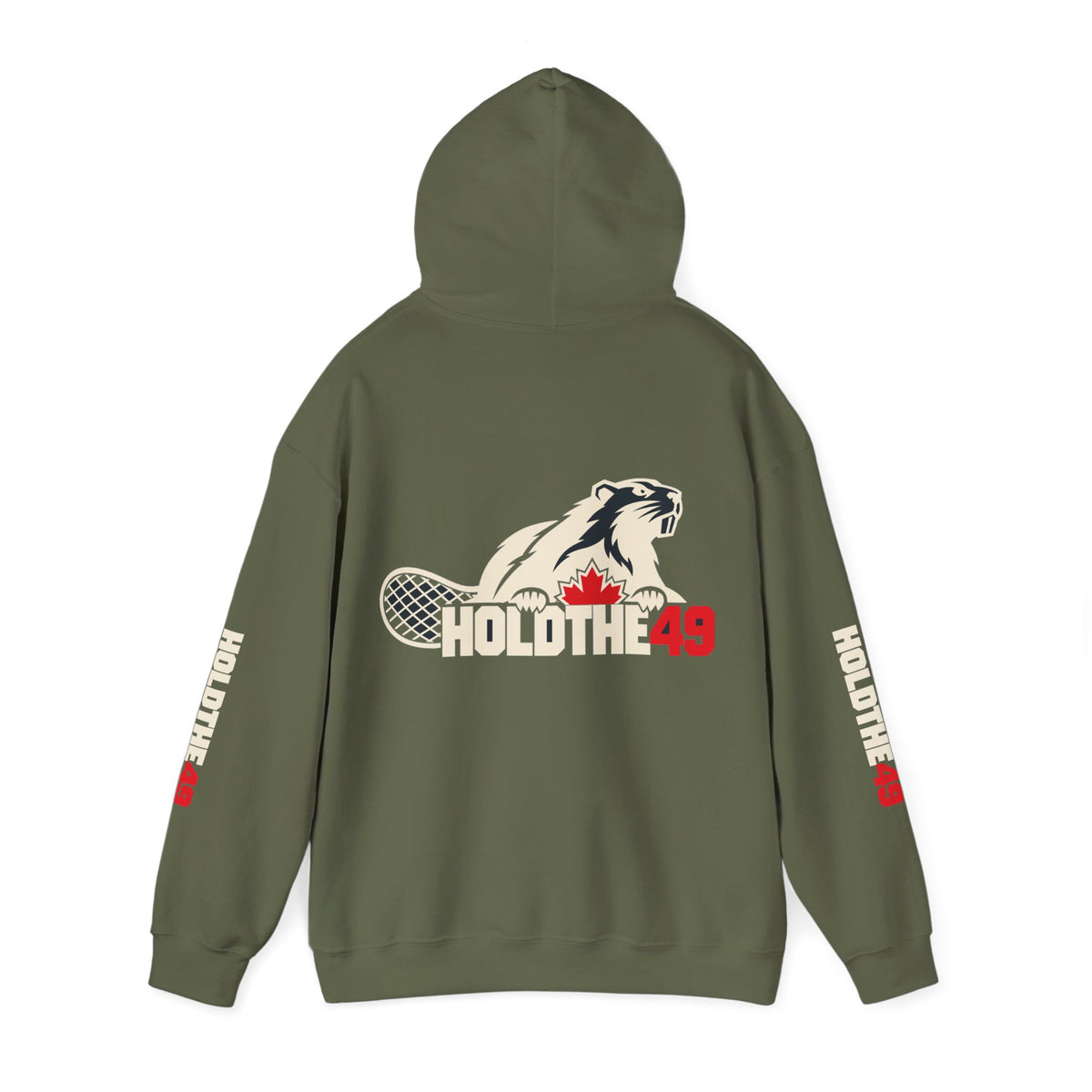 HOLDTHE49 Angry Beaver Full Print Hoodie, alternate view