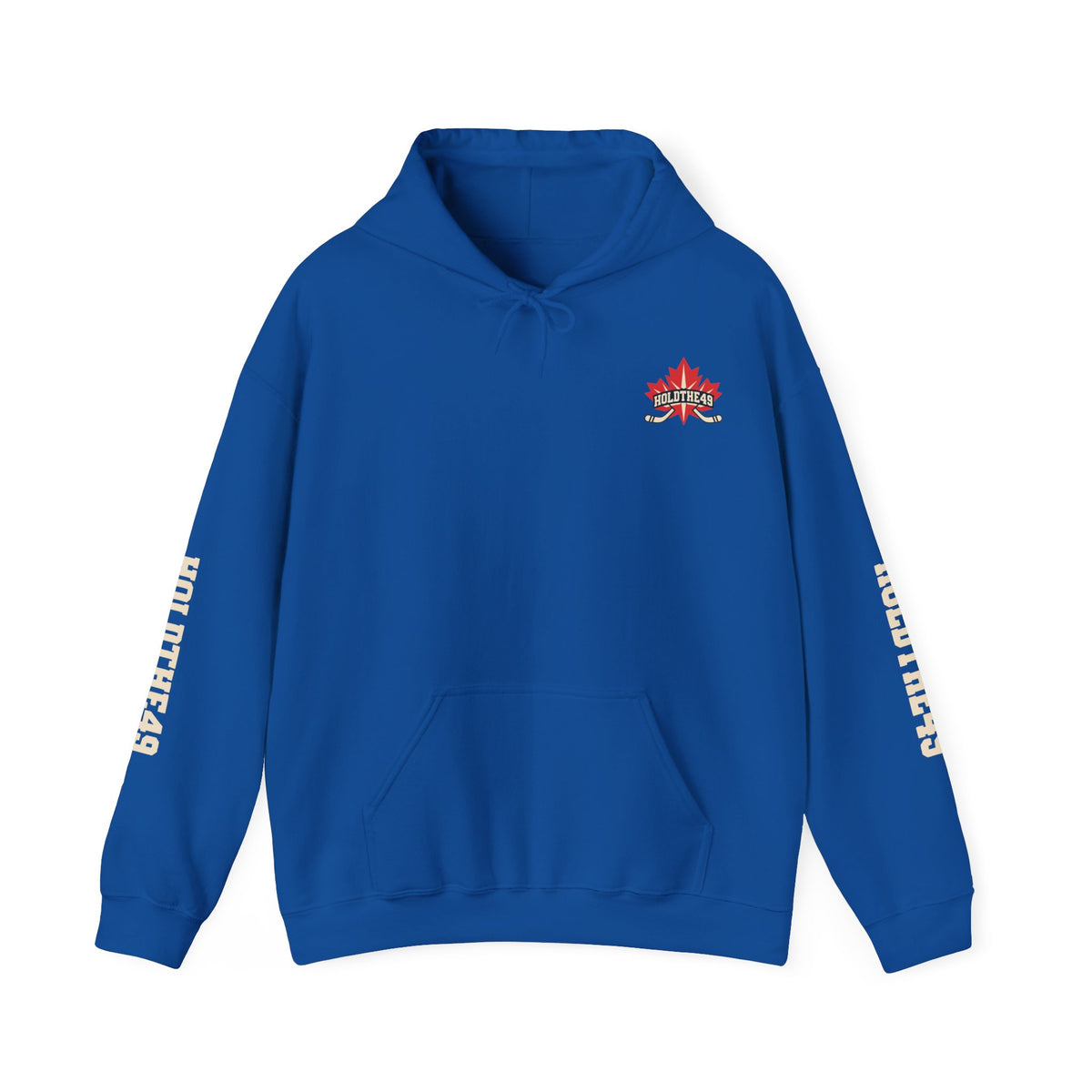 HOLDTHE49 Hockey Full Print Hoodie in Royal