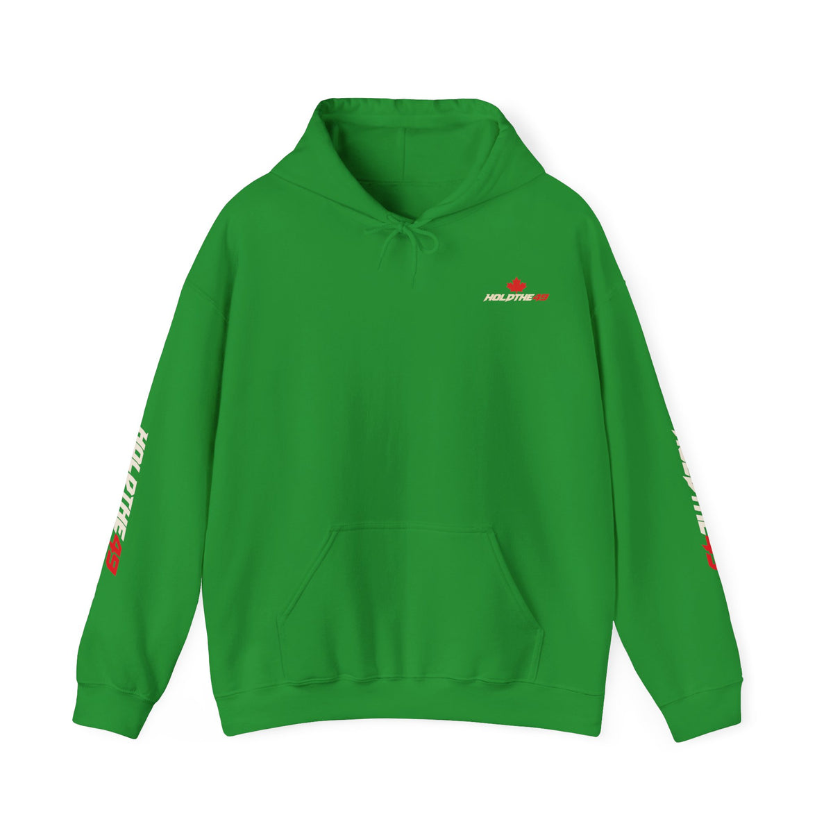 HOLDTHE49 Predator Goose Full Print Hoodie in Irish Green