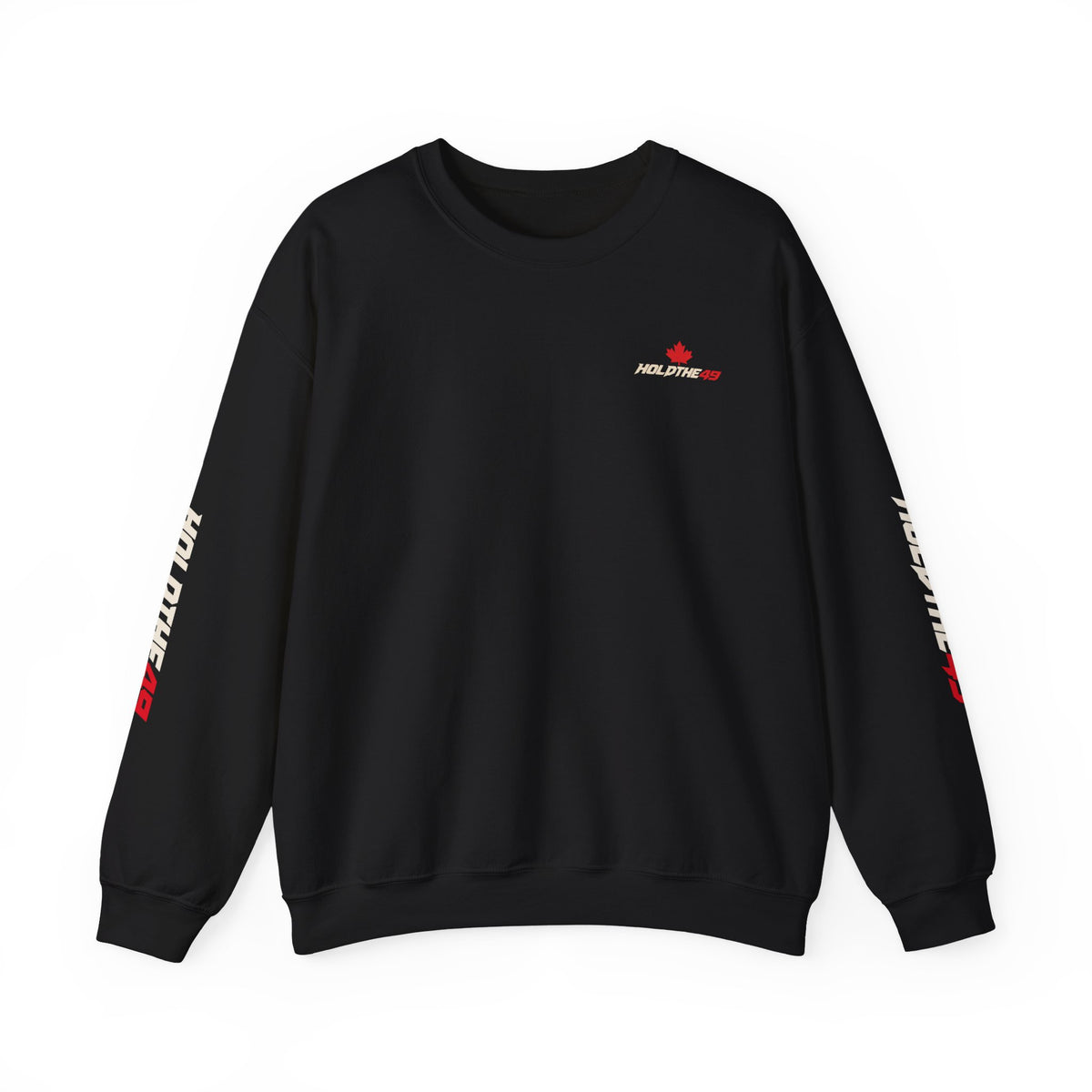 HOLDTHE49 Predator Goose Full Print Crewneck in Black