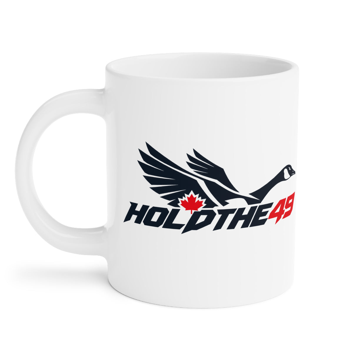HOLDTHE49 Lifestyle Predator Goose Ceramic Mug, alternate view