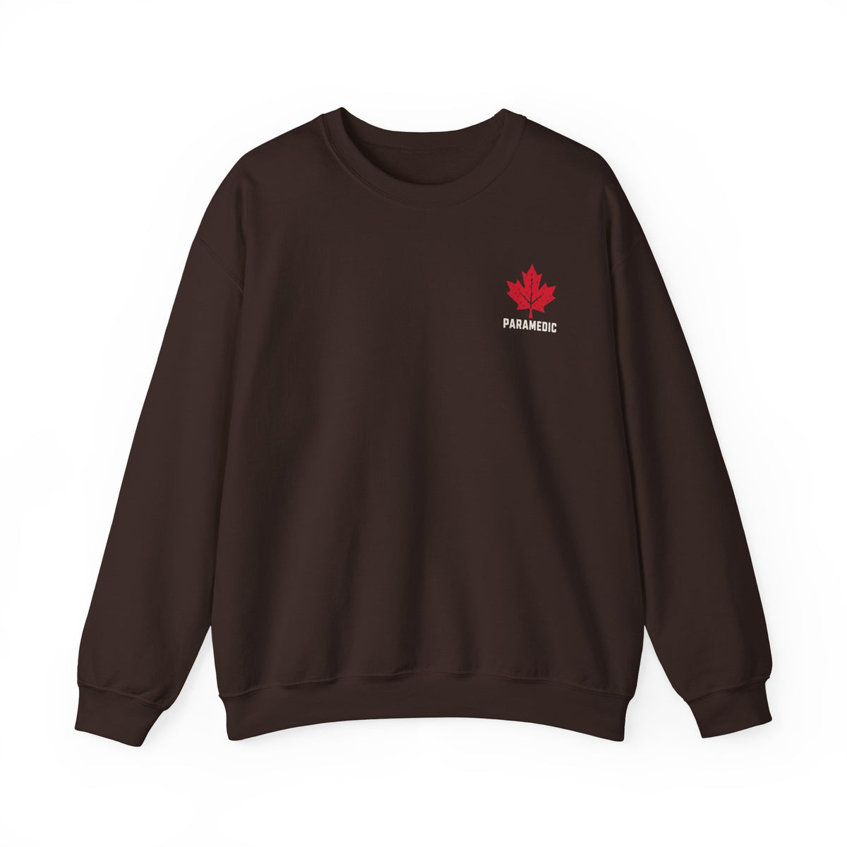 HOLDTHE49 Services Paramedic Crewneck in Dark Chocolate