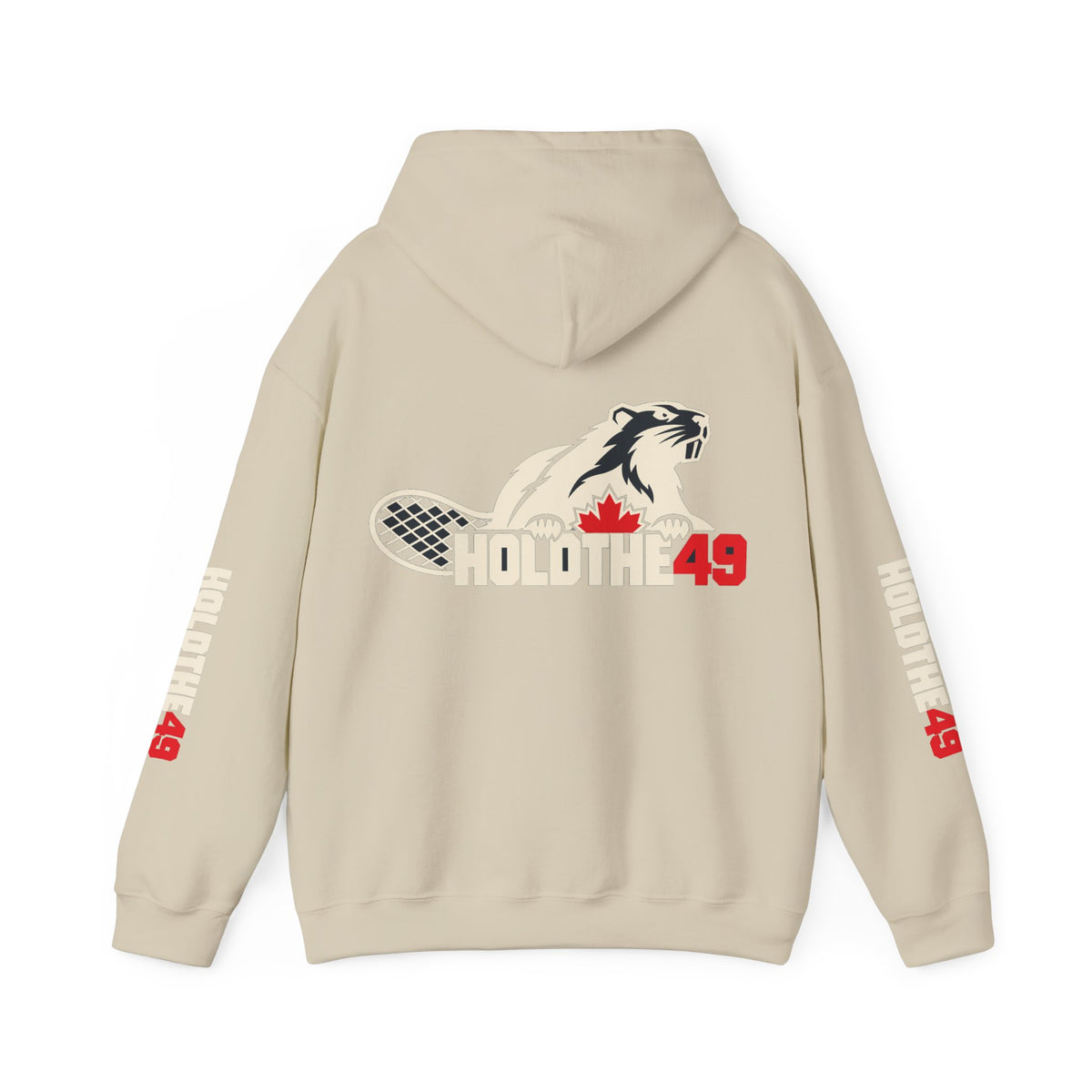 HOLDTHE49 Angry Beaver Full Print Hoodie, alternate view