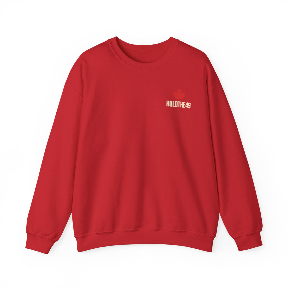 HOLDTHE49 Angry Beaver Crewneck in Red