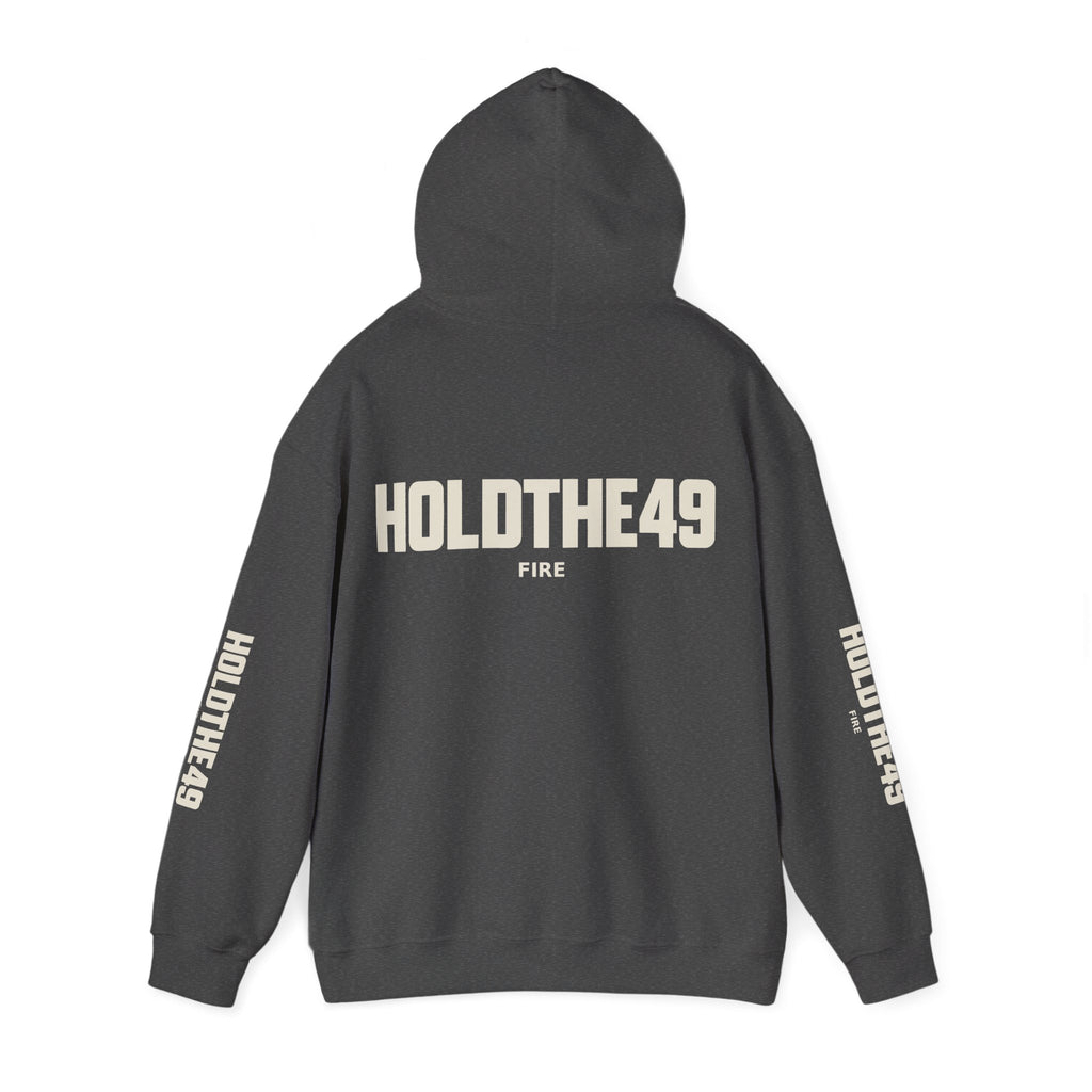 HOLDTHE49 Services Fire Full Print Hoodie, alternate view