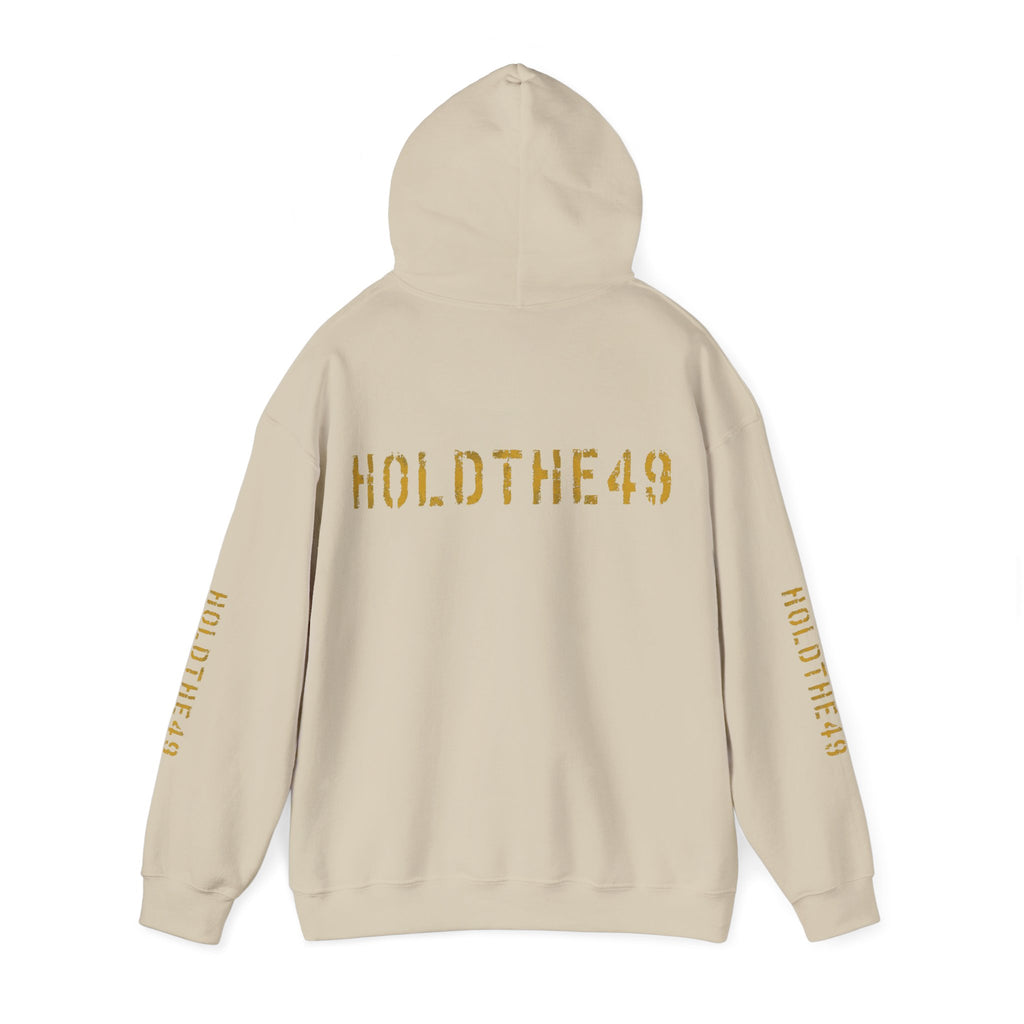 HOLDTHE49 Vintage Military Stencil Hoodie Full Print, alternate view