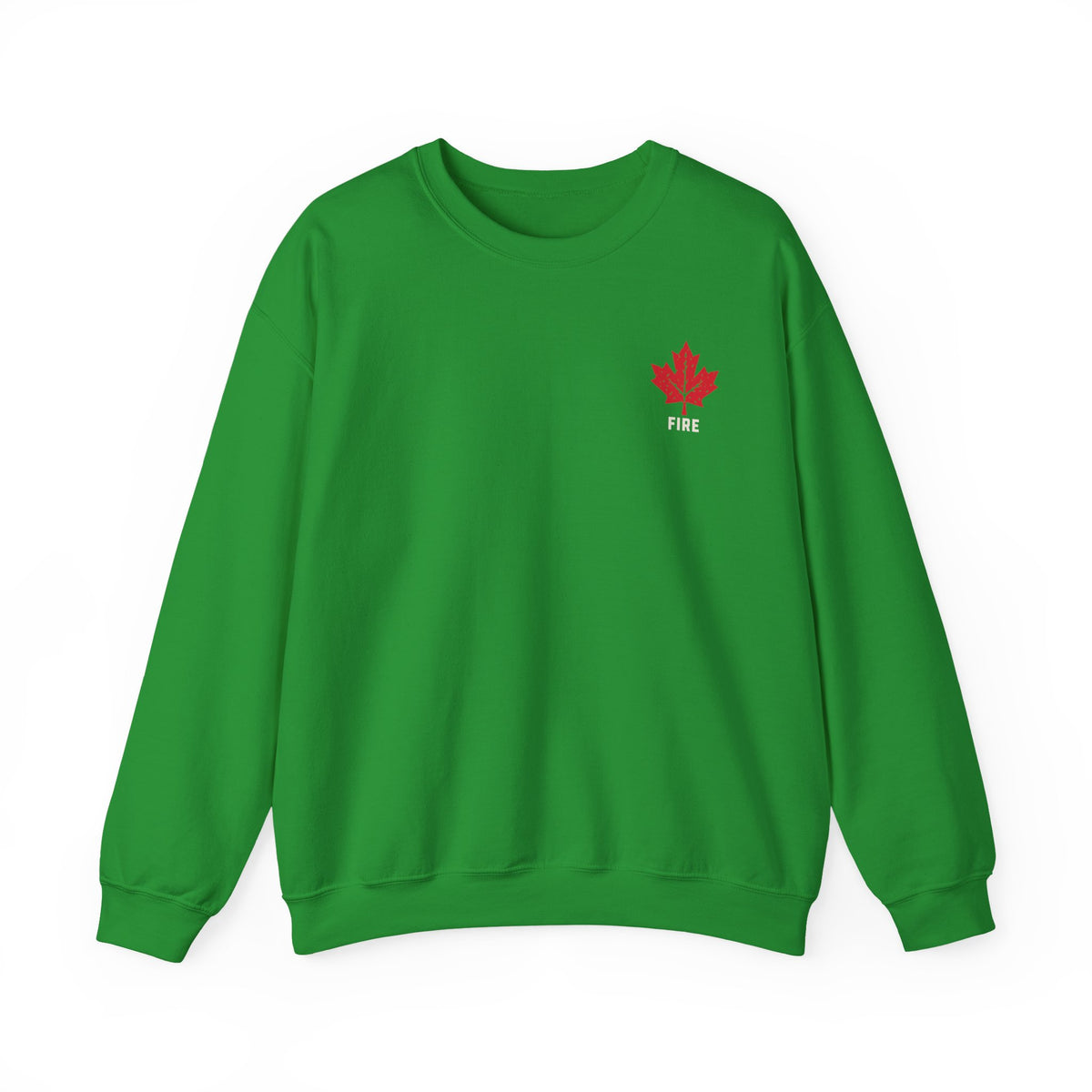 HOLDTHE49 Services Fire Crewneck in Irish Green