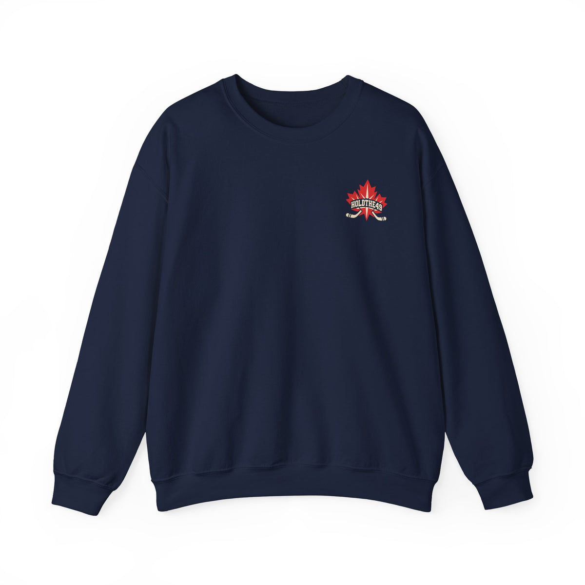 HOLDTHE49 Hockey Crewneck in Navy