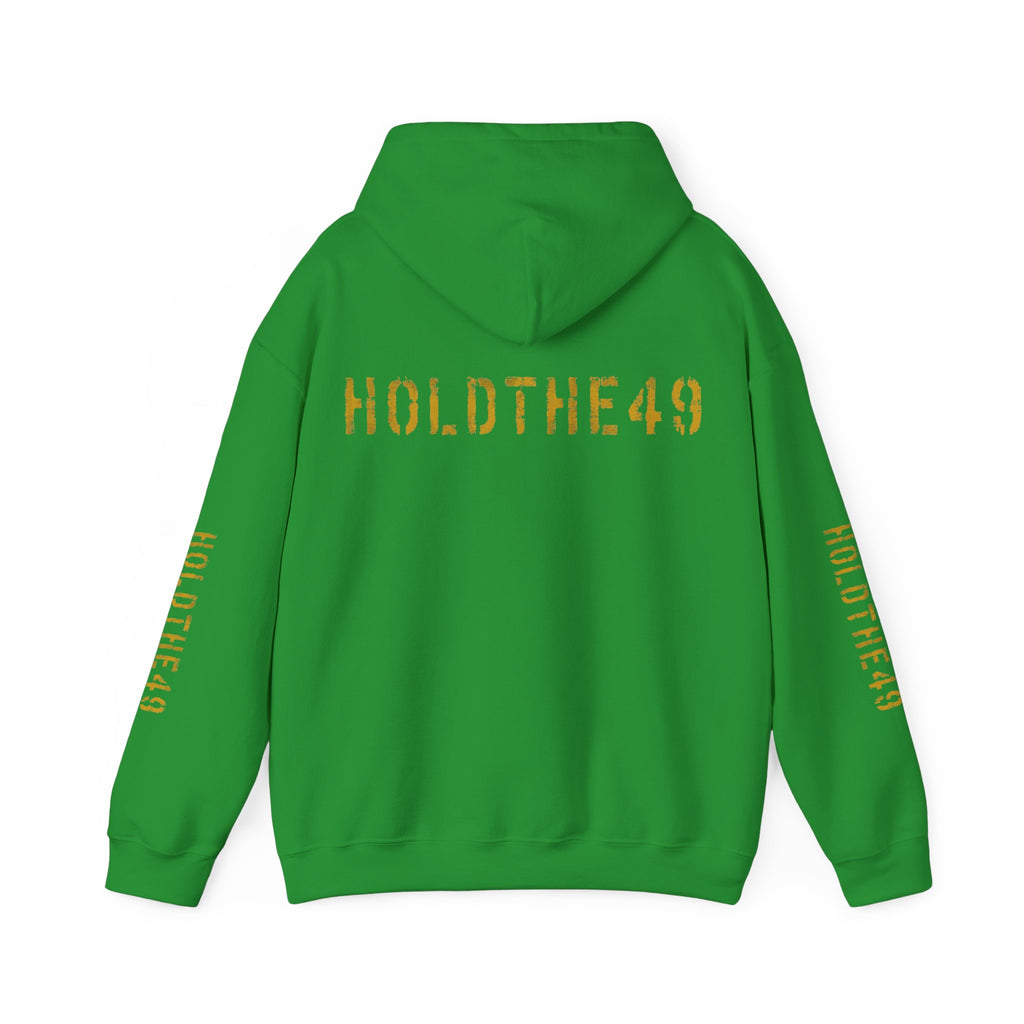 HOLDTHE49 Vintage Military Stencil Hoodie Full Print, alternate view