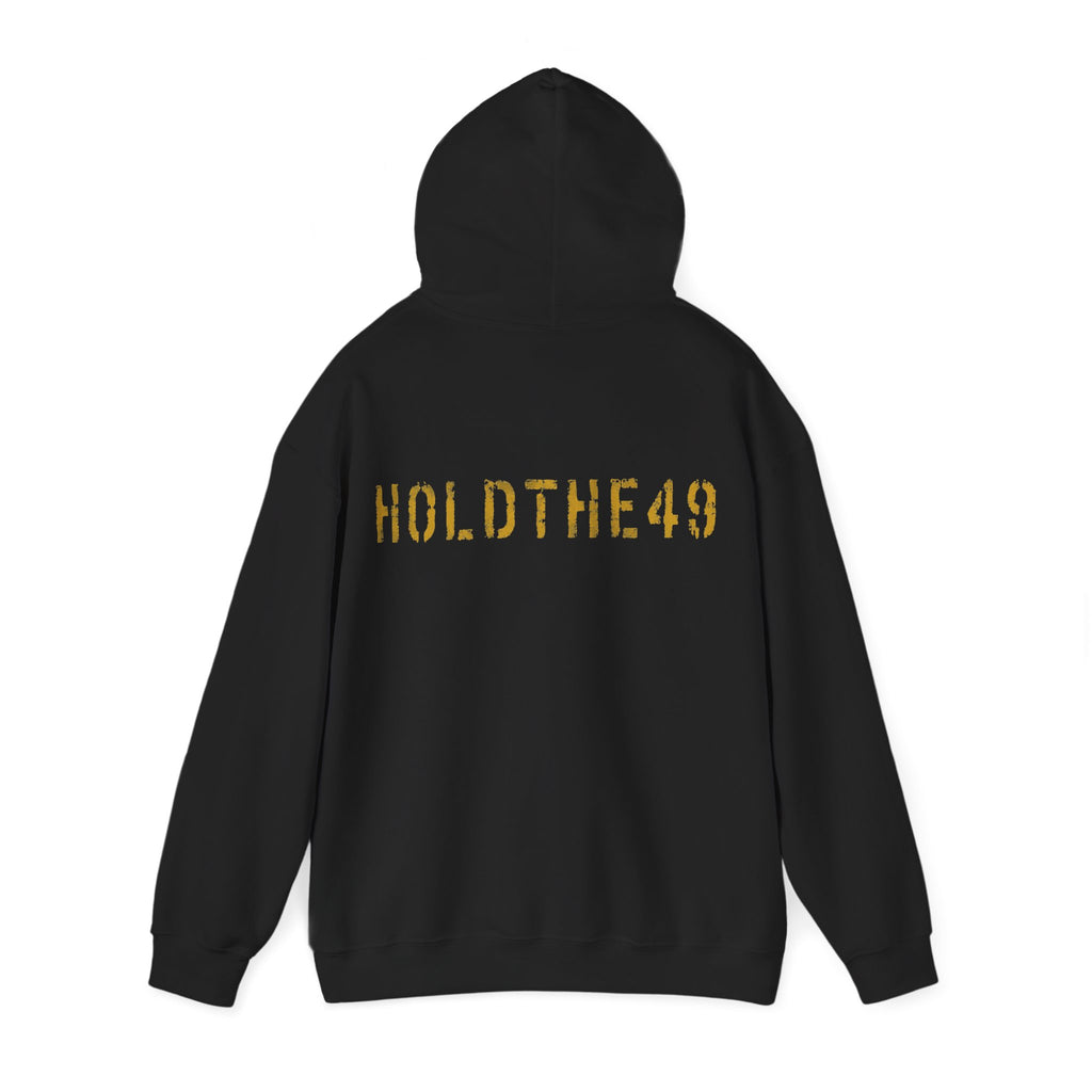 HOLDTHE49 Vintage Military Stencil Hoodie, alternate view
