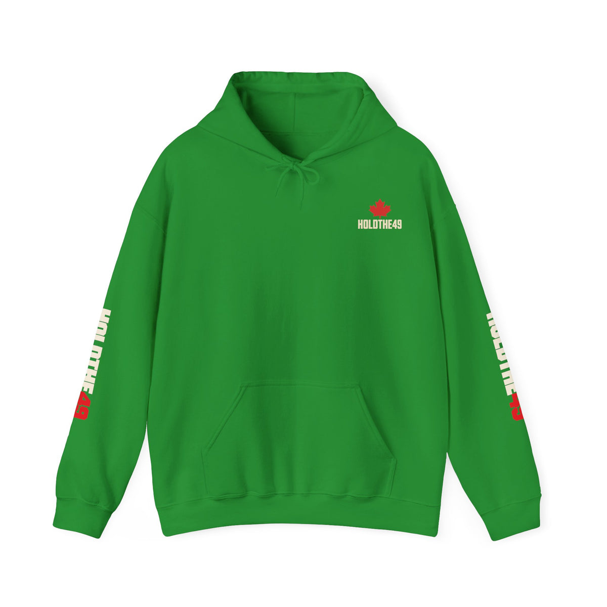 HOLDTHE49 Angry Beaver Full Print Hoodie in Irish Green