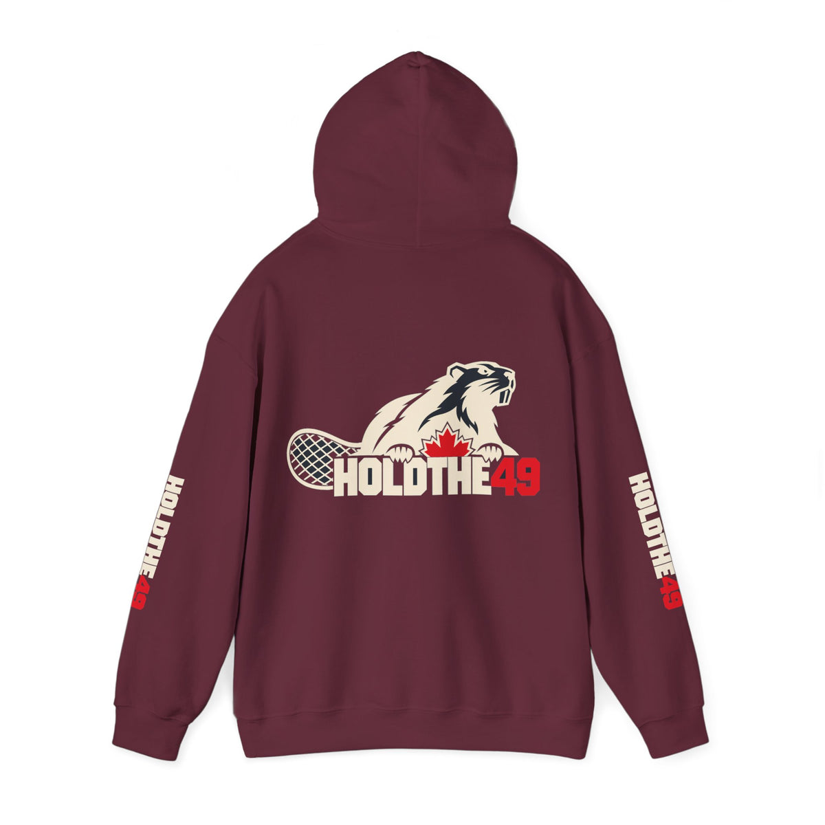 HOLDTHE49 Angry Beaver Full Print Hoodie, alternate view
