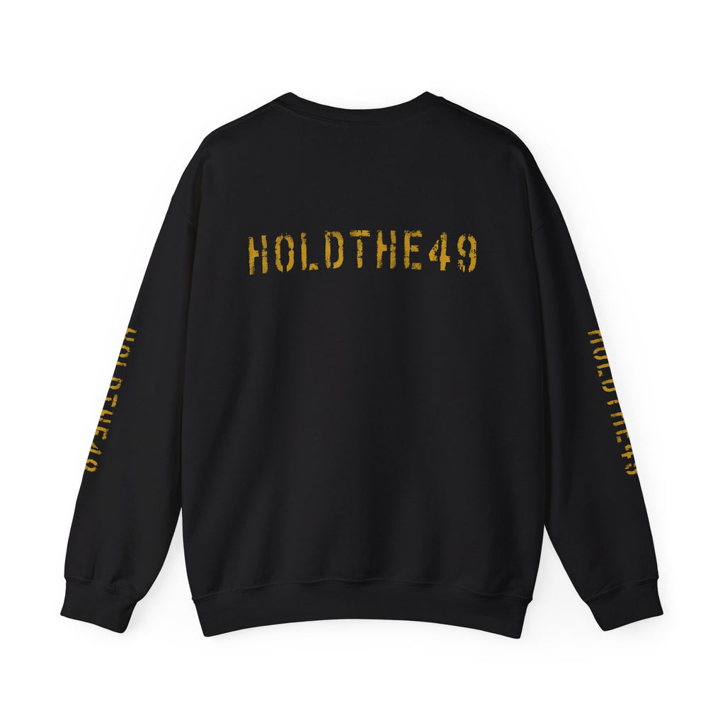 HOLDTHE49 Vintage Military Stencil Crewneck Full Print, alternate view