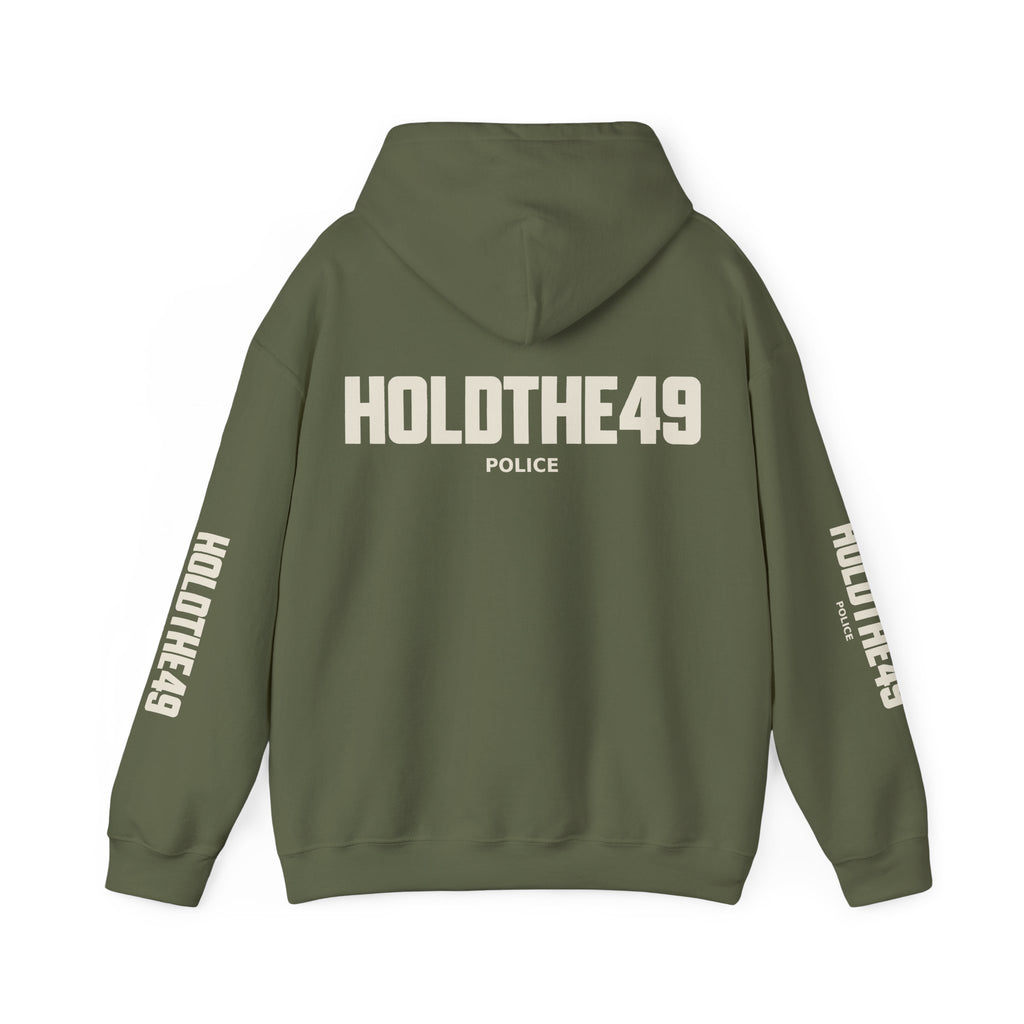 HOLDTHE49 Services Police Full Print Hoodie, alternate view