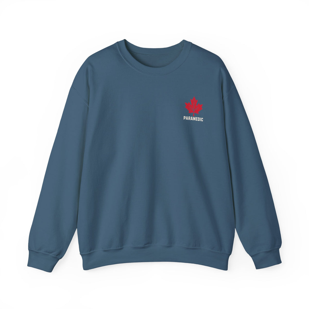 HOLDTHE49 Services Paramedic Crewneck in Indigo Blue