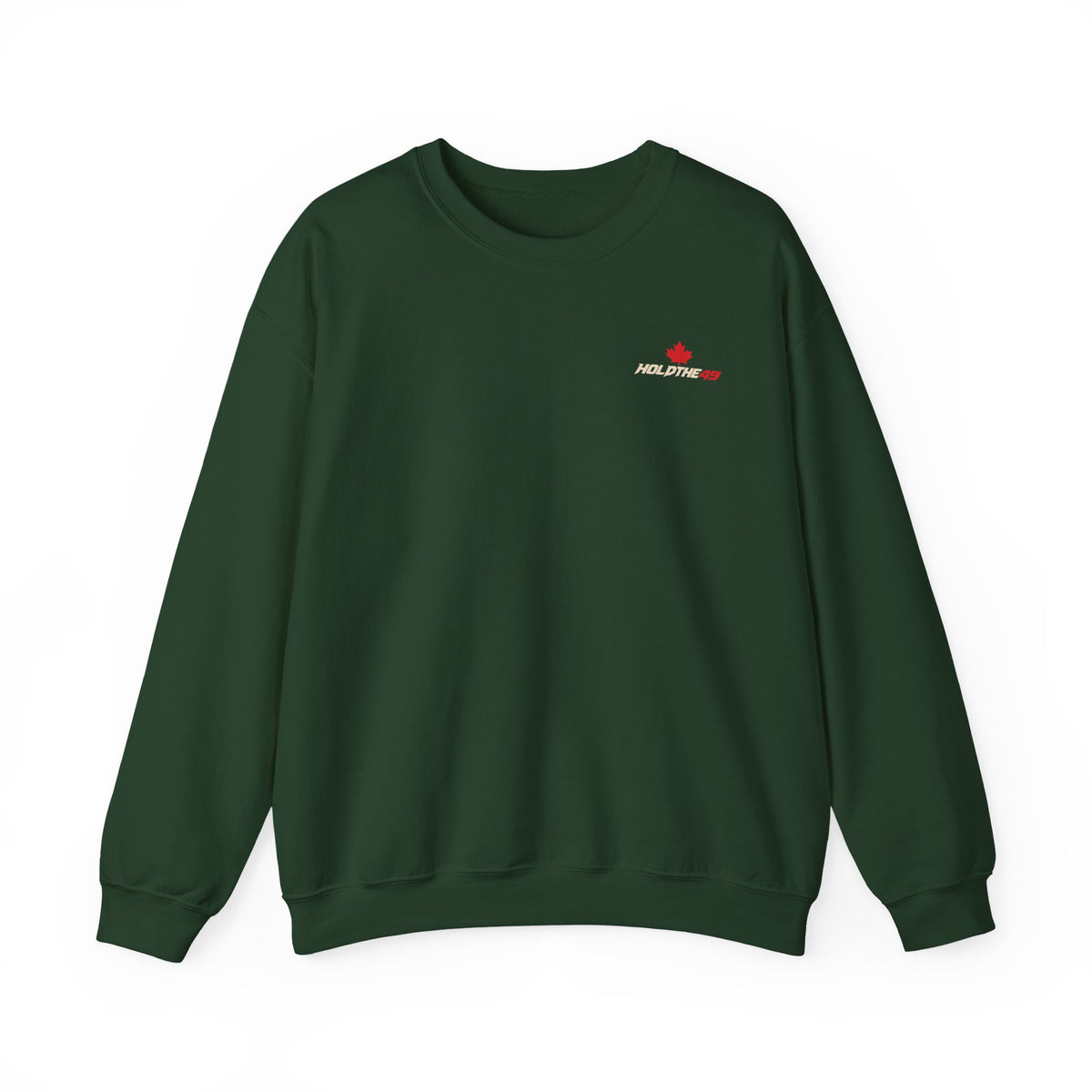 HOLDTHE49 Predator Goose Crewneck in Forest Green