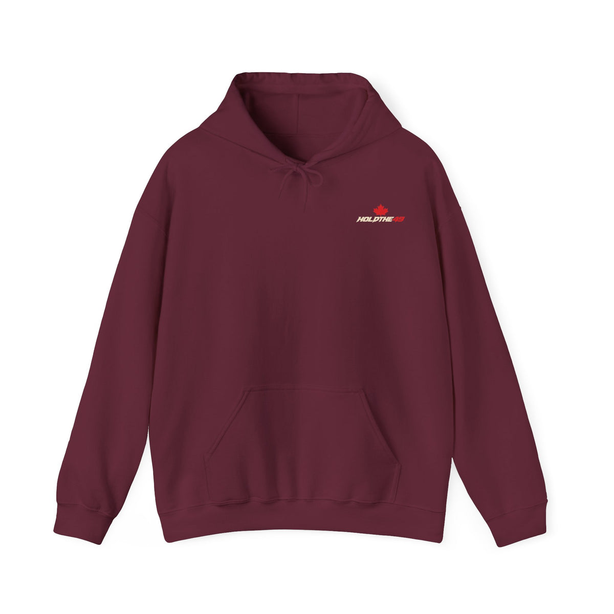 HOLDTHE49 Predator Goose Hoodie in Maroon