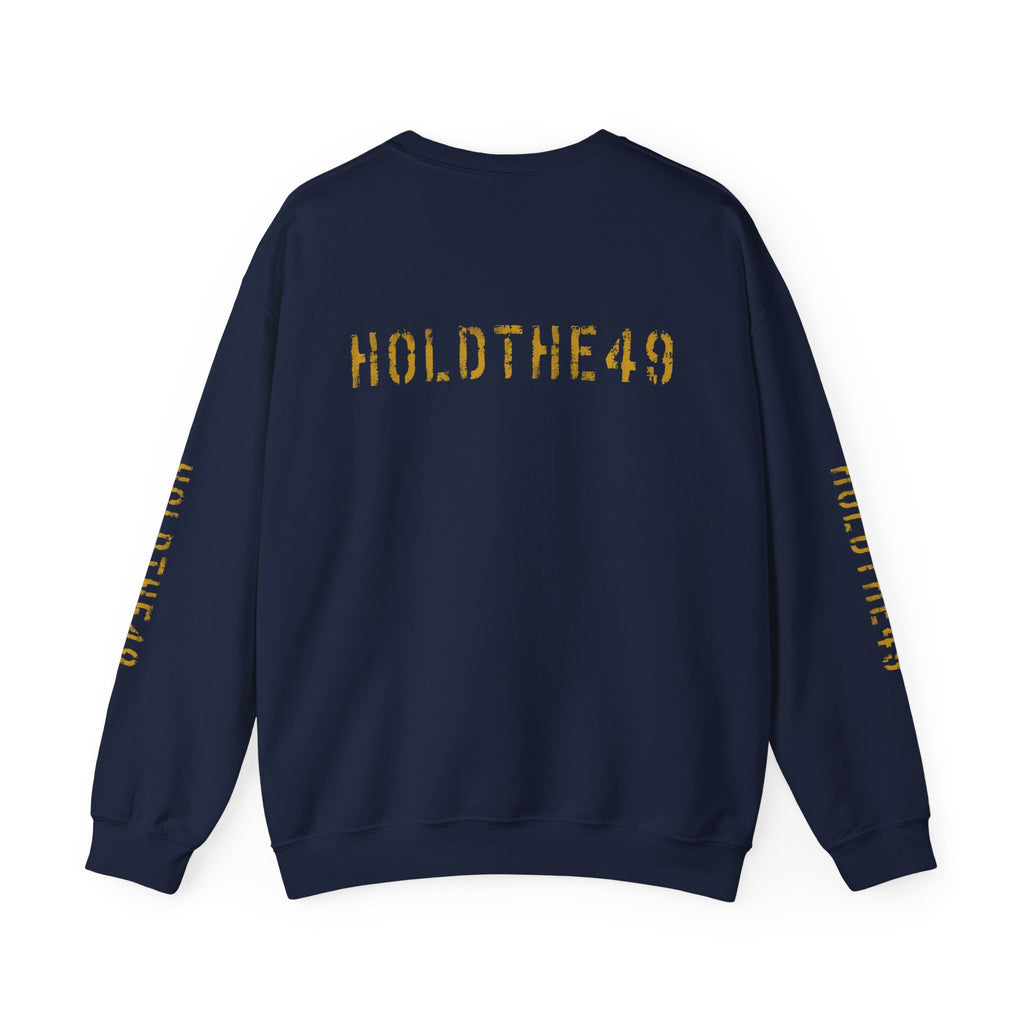 HOLDTHE49 Vintage Military Stencil Crewneck Full Print, alternate view