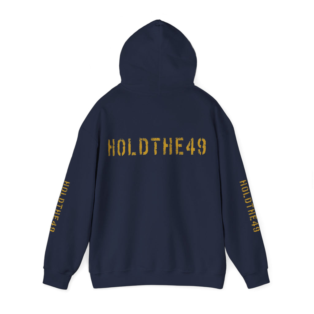 HOLDTHE49 Vintage Military Stencil Hoodie Full Print, alternate view