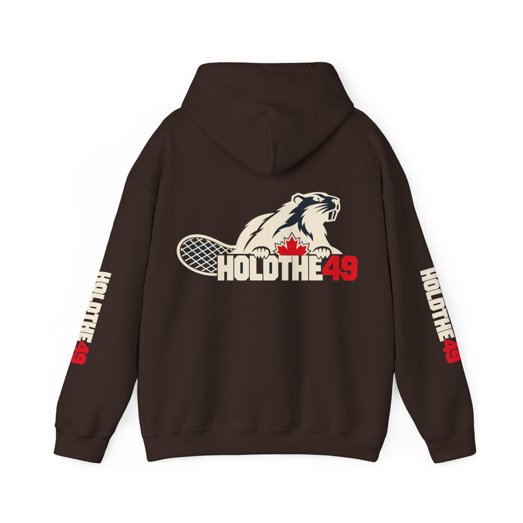 HOLDTHE49 Angry Beaver Full Print Hoodie, alternate view