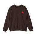 HOLDTHE49 Services Fire Crewneck in Dark Chocolate