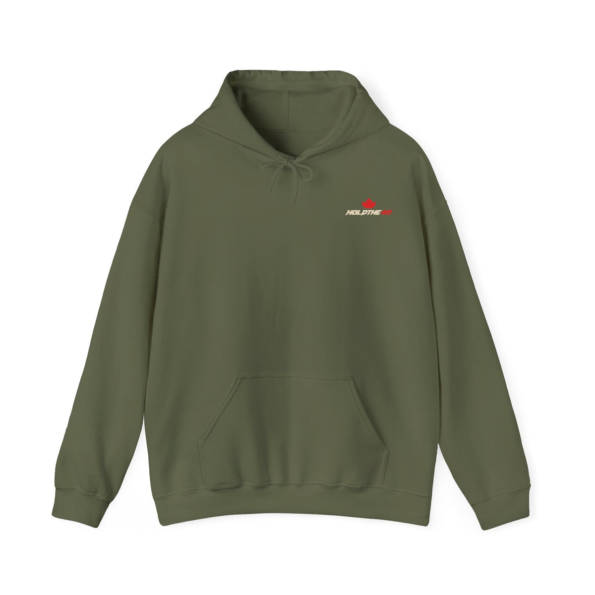 HOLDTHE49 Predator Goose Hoodie in Military Green