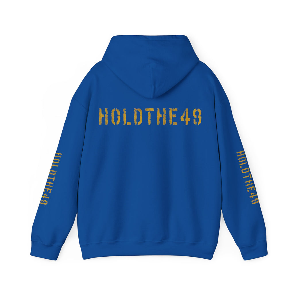 HOLDTHE49 Vintage Military Stencil Hoodie Full Print, alternate view