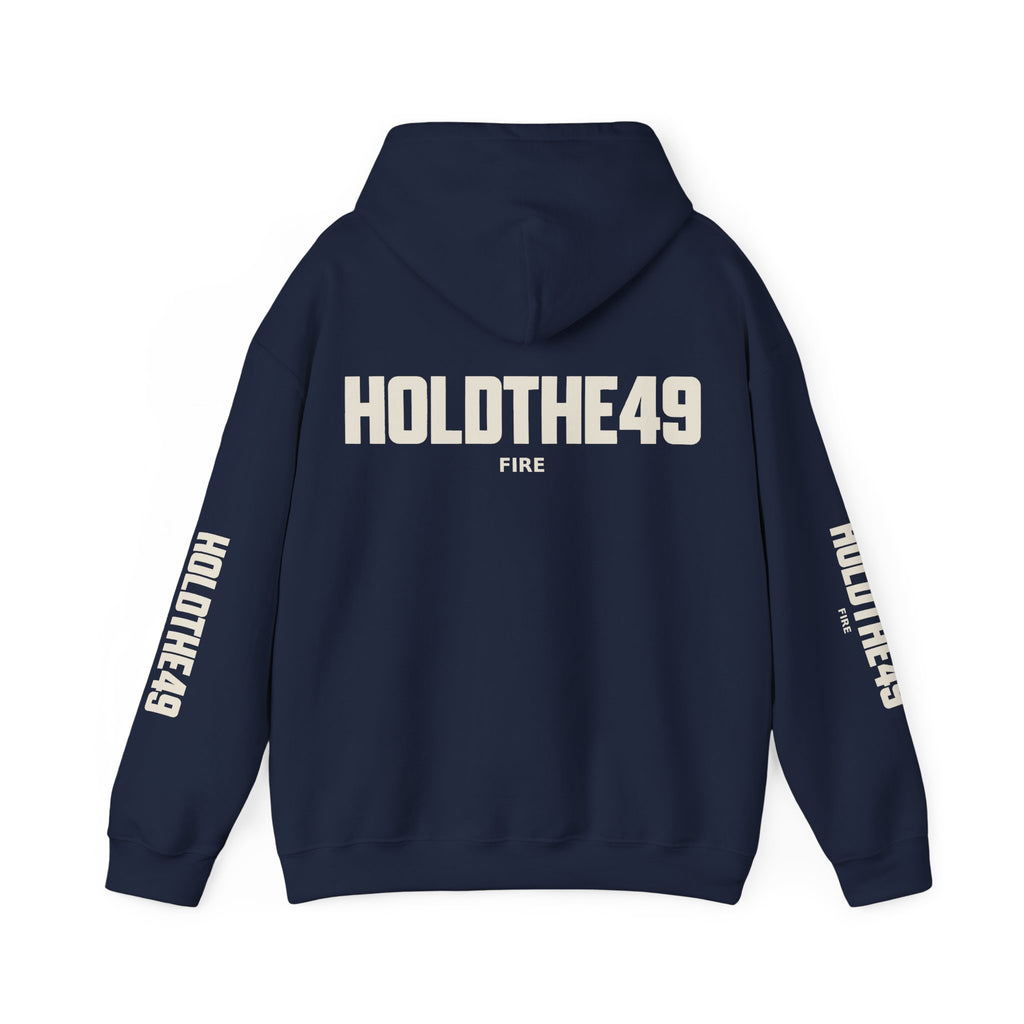 HOLDTHE49 Services Fire Full Print Hoodie, alternate view