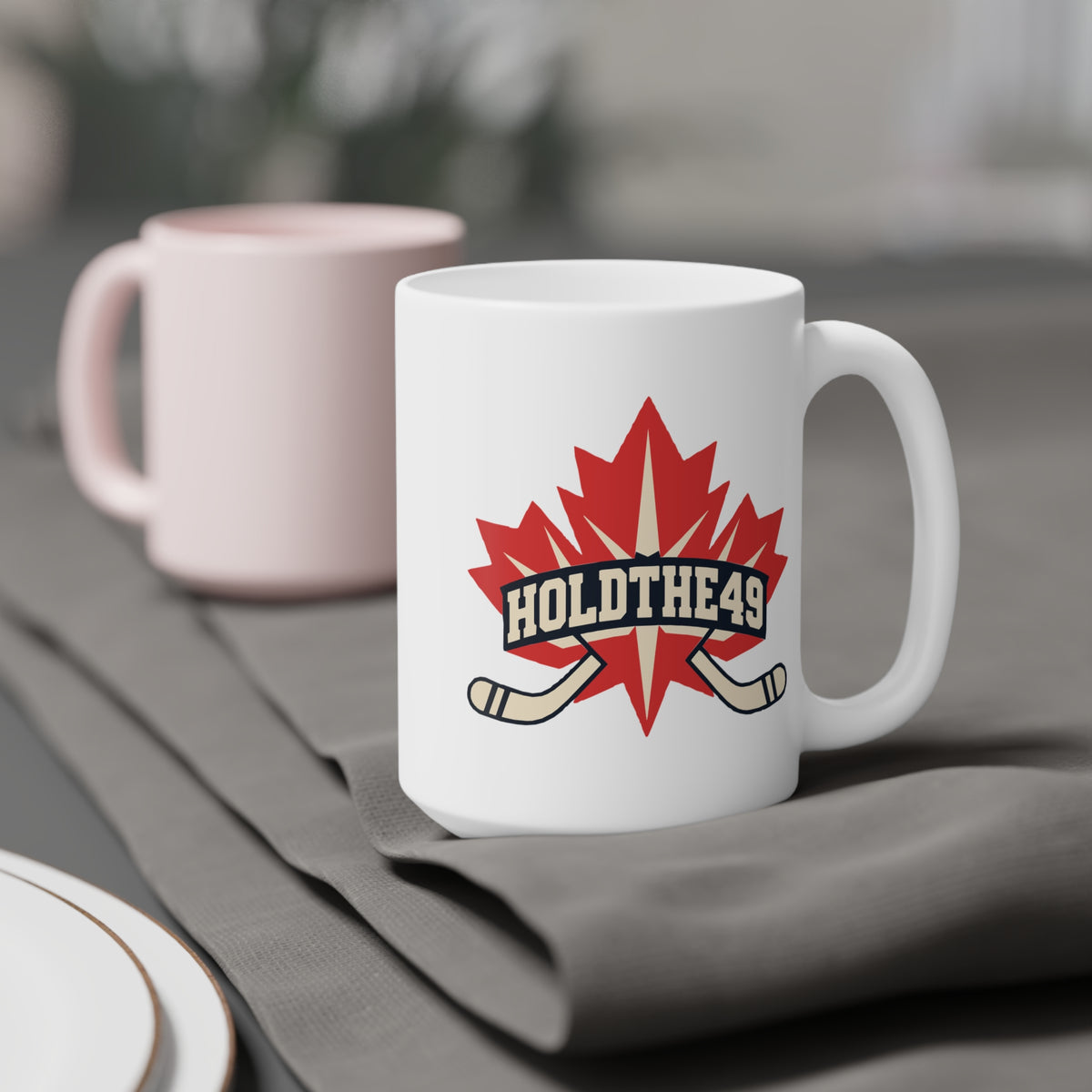 HOLDTHE49 Lifestyle Hockey Ceramic Mug, alternate view