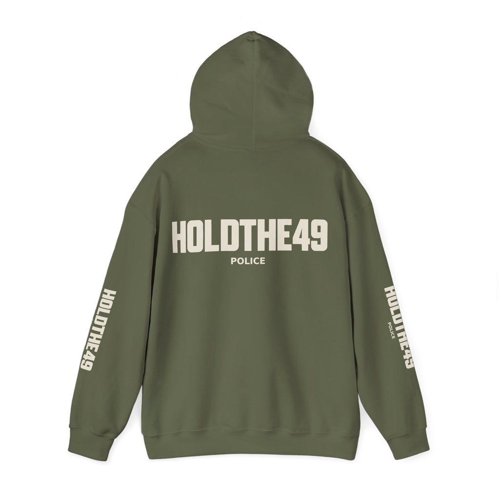 HOLDTHE49 Services Police Full Print Hoodie, alternate view