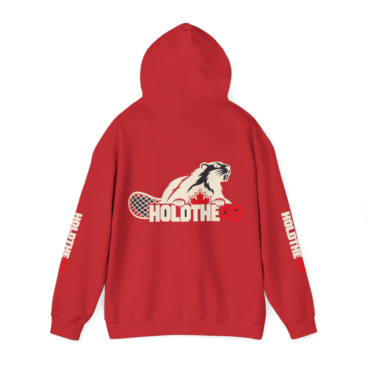 HOLDTHE49 Angry Beaver Full Print Hoodie, alternate view