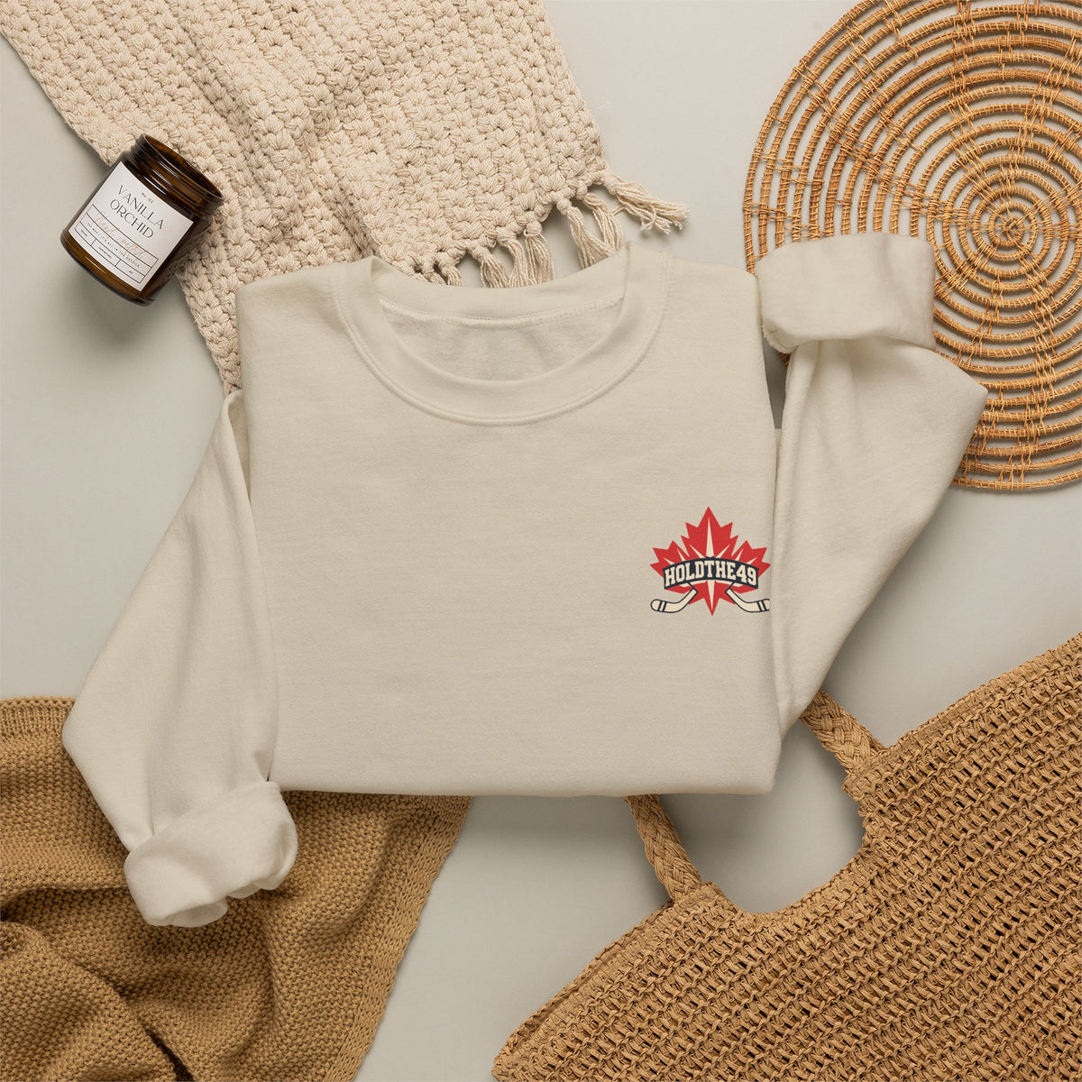 HOLDTHE49 Hockey Full Print Crewneck, alternate view