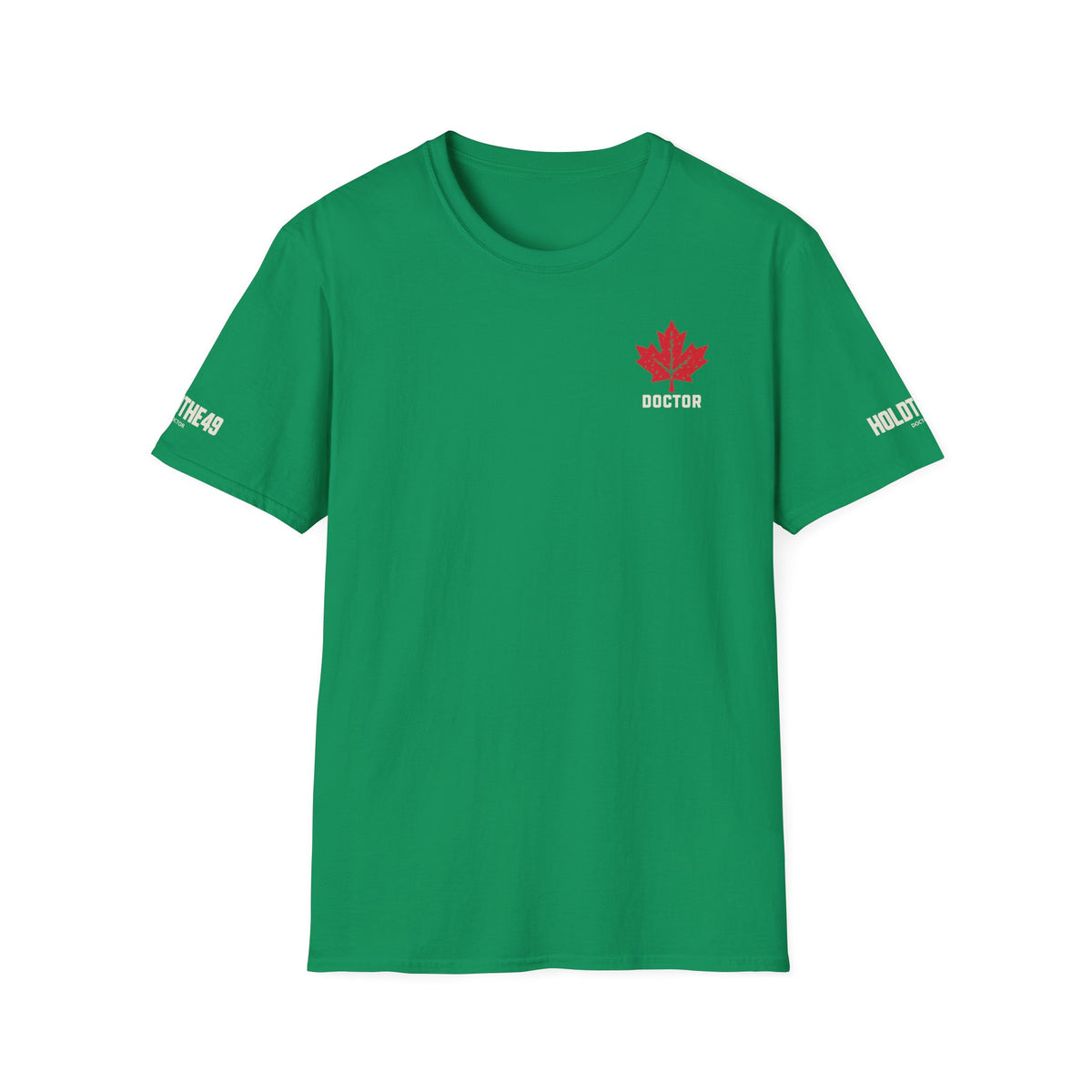 HOLDTHE49 Services Doctor Full Print Tee in Kelly Green