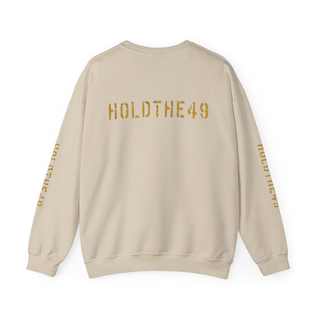 HOLDTHE49 Vintage Military Stencil Crewneck Full Print, alternate view
